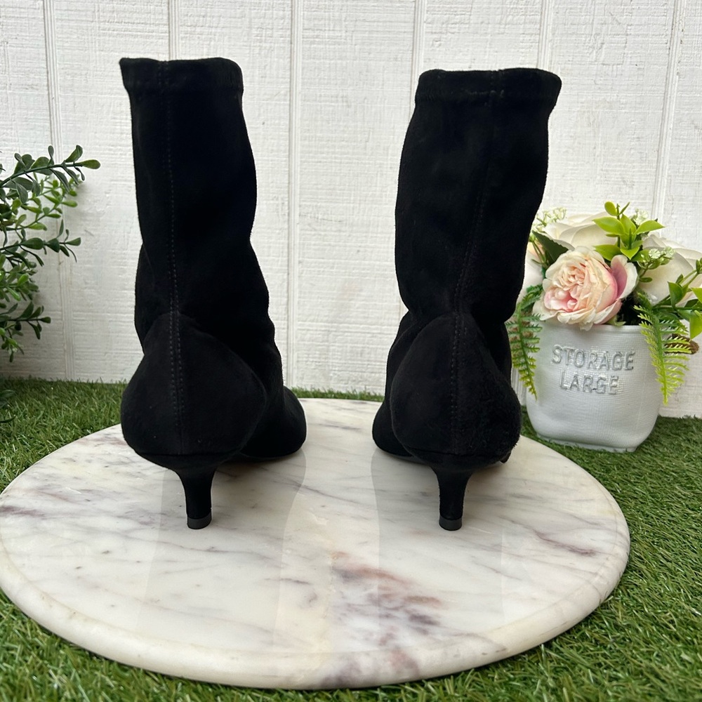 TOTEME 
Suede heeled sock boots black SIZE 38 
990 USD NEW - Picture 14 of 16